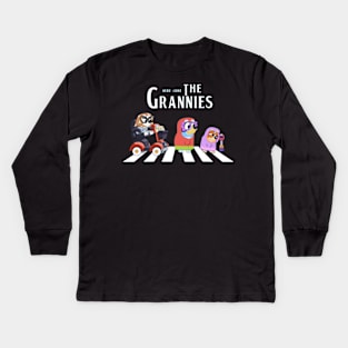 grannies Kids Long Sleeve T-Shirt